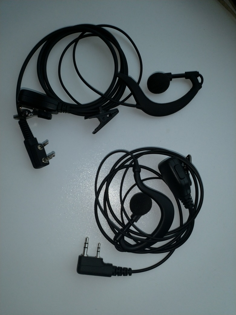 Headsets CRT and Wouxun.